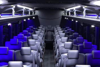 Avondale Charter Bus Interior