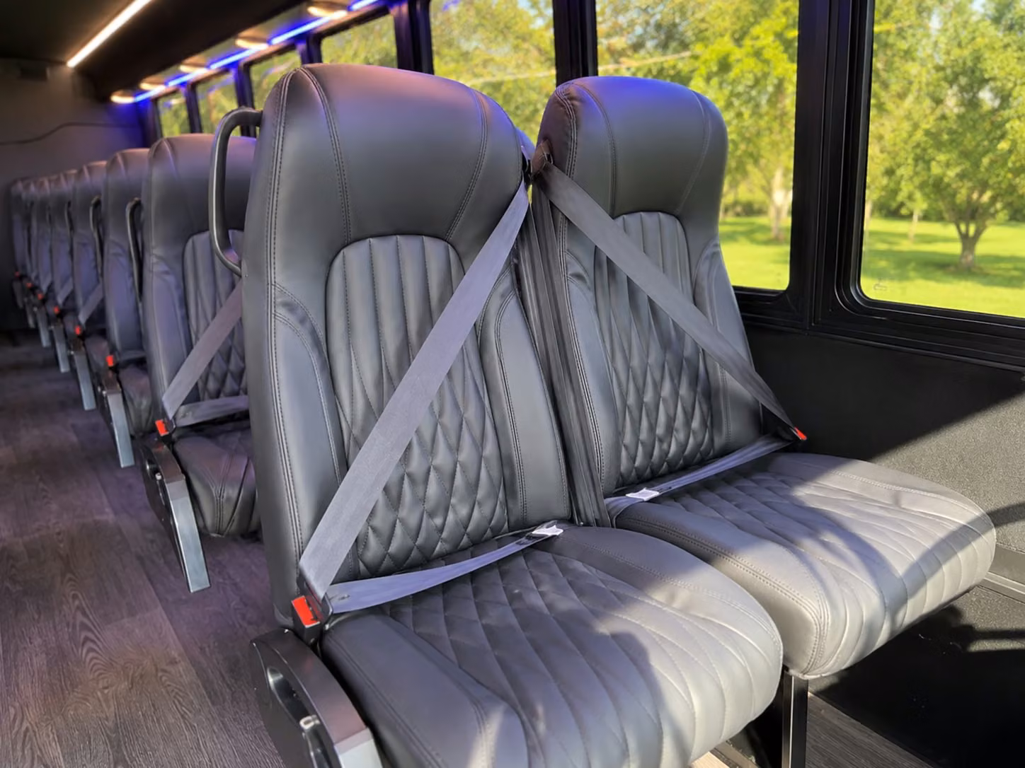 20 passenger minibus inside