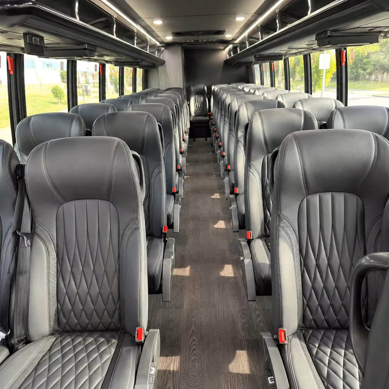 25 passenger minibus inside