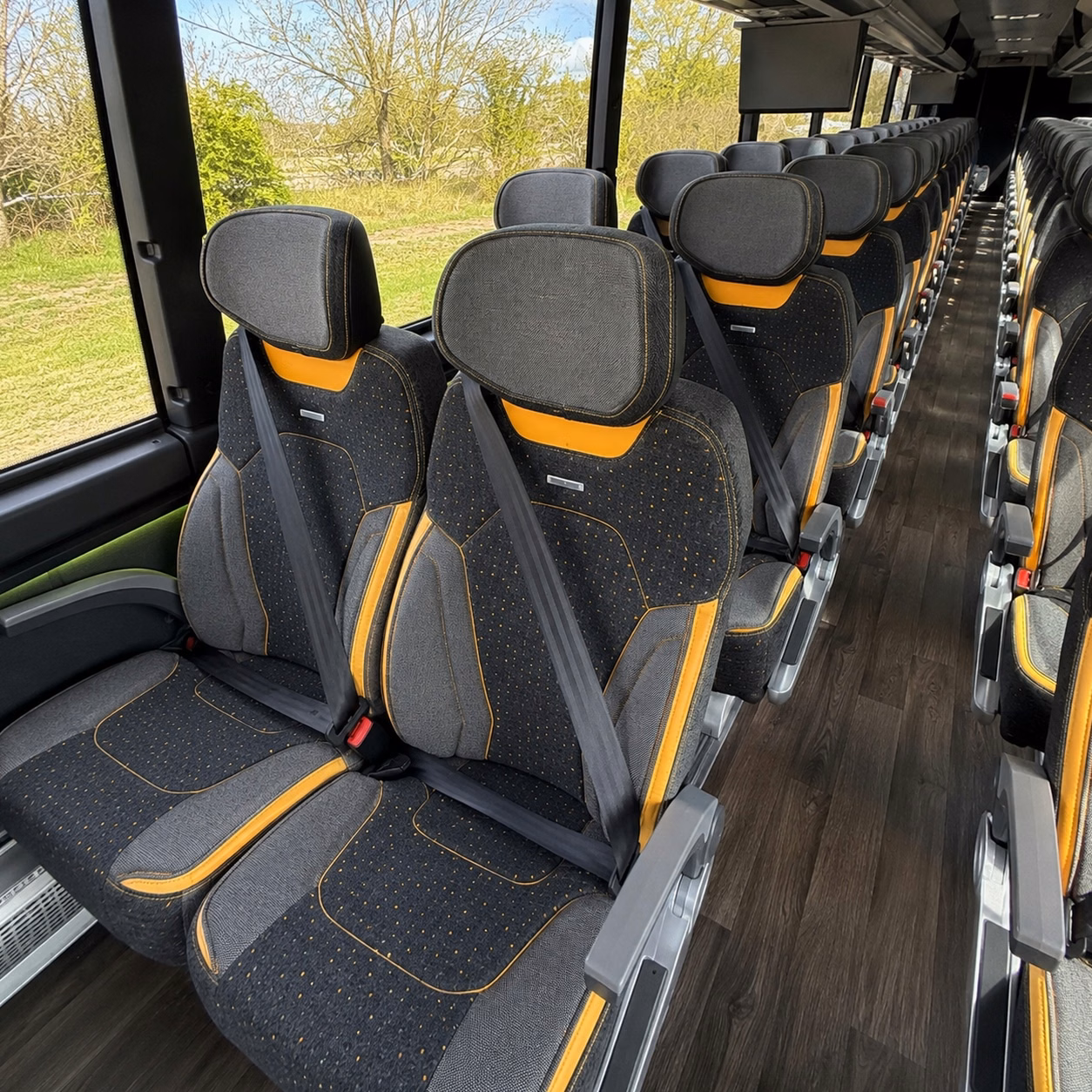 charter bus rentals for concerts and events at state farm stadium