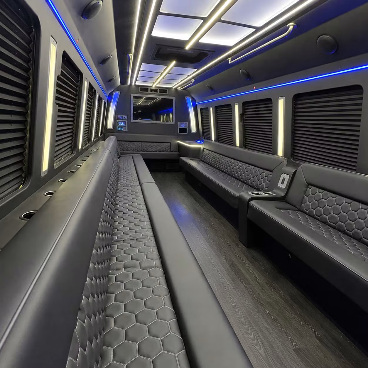 party bus interior